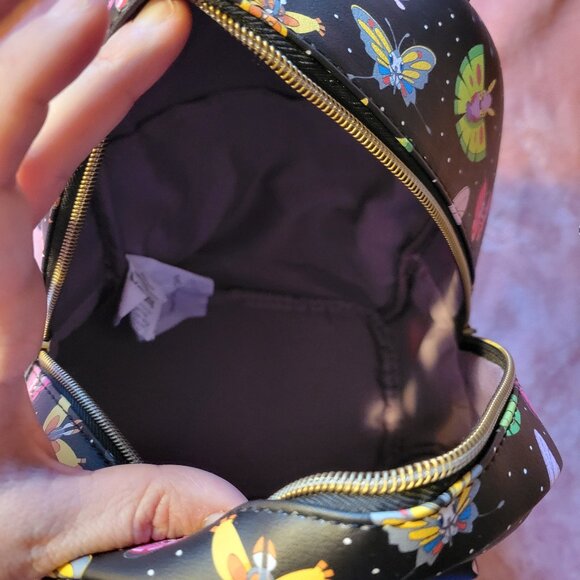 Loungefly Pokemon Winged Insect Bug Butterfly Faux Leather Mini Backpack NWT